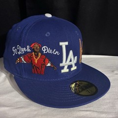 New Era LA Dodgers MLB 7 1/4 Men&rsquo;s Fitted Cap – Dark Blue (59FIFTY)