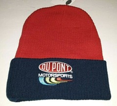 Jeff Gordon #24 Nascar Red and Navy Knit Hat with Cuff