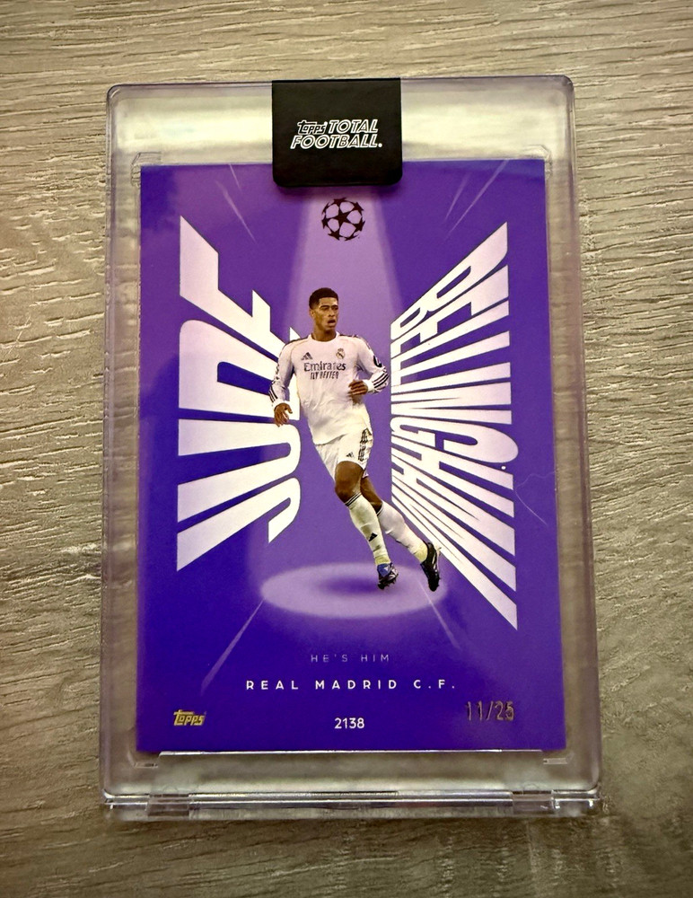 2026 Topps Total Football He’s Him Jude Bellingham Real Madrid /25 SEALED