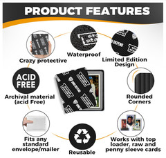 Ding Defend 110-Pack Trading Card Protector Shipping – 3.5 X 4.5 Inch Black