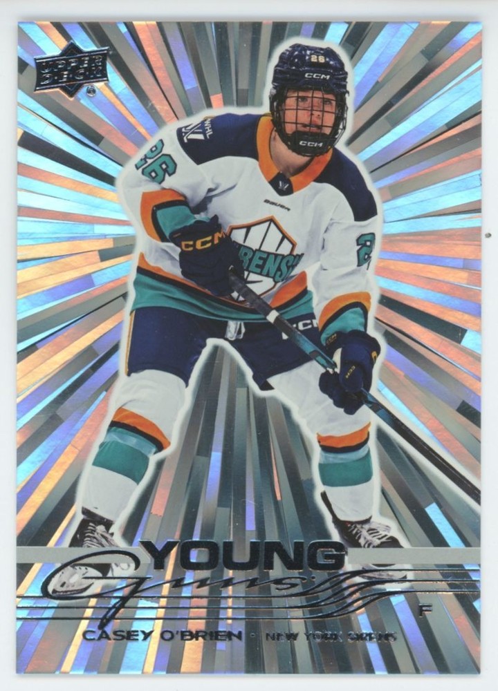 2025-26 UPPER DECK PWHL Casey O&rsquo;Brien YOUNG GUNS RC OUTBURST