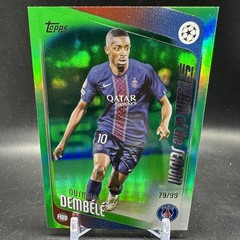 OUSMANE DEMBELE Green /99 2025-26 Topps UEFA Club Competitions #3 PSG