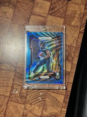 2023 Panini Prizm – Rookies Jaxon Smith-Njigba #390 Blue Wave Prizm /199 (RC)