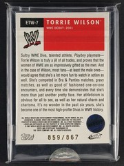2007 Topps WWE eTopps Chrome Refractor ETW-7 Torrie Wilson Autograph /867 Sealed