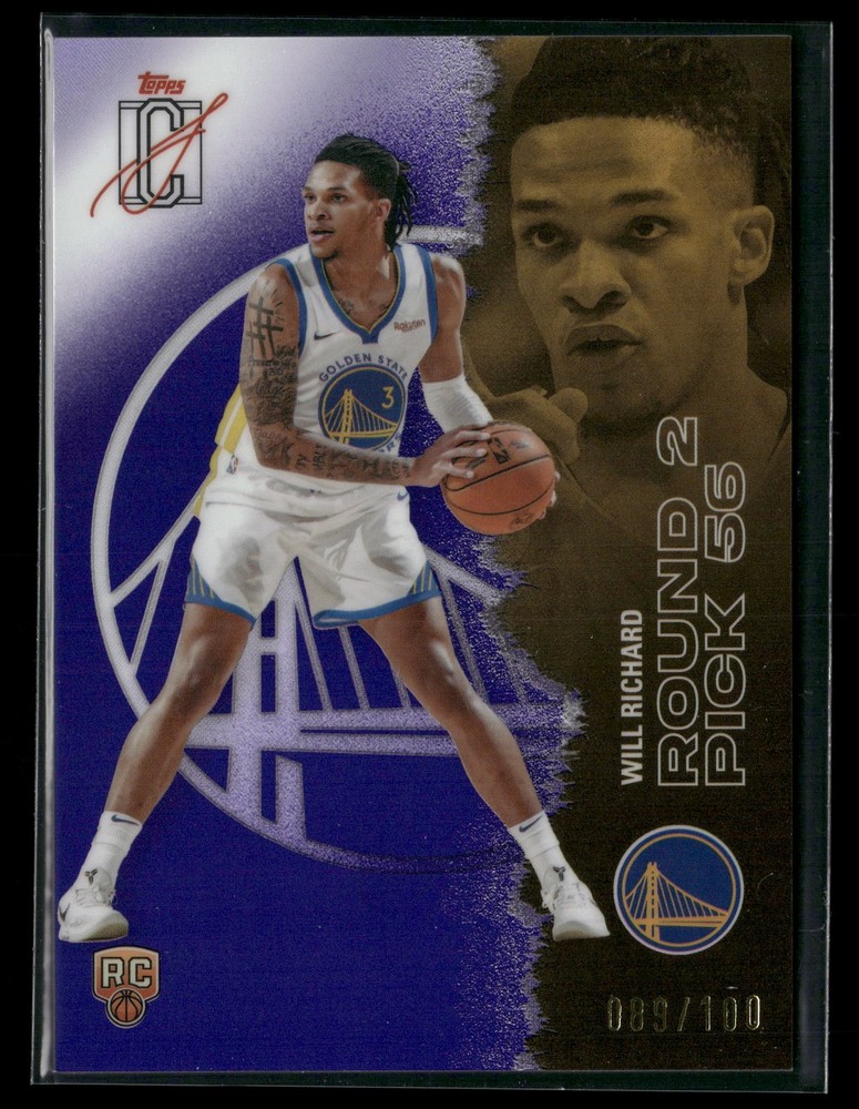 2025-26 Topps Signature Class #150 Will Richard Chrome Purple Refractors #/100