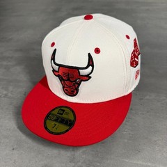 New Era Chicago Bulls Hat 7 1/4 Diamond Red Dice Casino Vegas Gamble Degen NBA