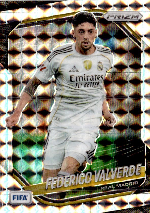 Federico Valverde – 2025-26 Panini Prizm FIFA #185 Mosaic Prizms