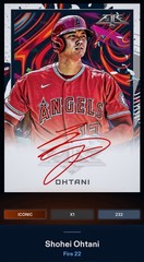 Topps Bunt Digital – Shohei Ohtani – 2 Awards, 5 Iconic, LOW POP Super Rares LOT