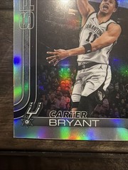 2025-26 Topps Chrome Update – Carter Bryant Refractor Rookie (RC) #164 Spurs