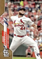 2020 Topps Gold #615 Junior Fernandez RC 0094/2020 St. Louis Cardinals