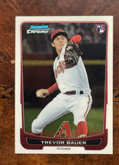 TREVOR BAUER – 2012 Bowman Chrome Draft #1 RC FS QTY