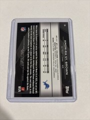 2025 Topps Chrome Black Amon-Ra St. Brown Blue Refractor 76/150 #35 Lions