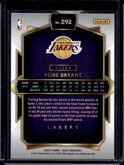 Kobe Bryant 2016-17 Panini Select #292
