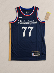 VJ Edgecombe Philadelphia 76ers City Edition Jersey Navy Blue NWT