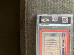1991 Topps Desert Shield #545 Dale Murphy PSA 9 Mint