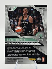 ❄️ 2024 WNBA Panini Prizm – Kayla Thornton #90 Ice Prizm – New York Liberty