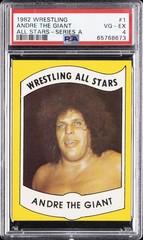 1982 WRESTLING ALL-STARS SERIES A #1 ANDRE THE GIANT PSA 4