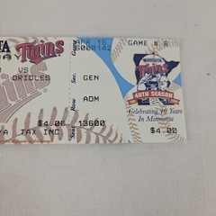 Cal Ripken Jr 3000th hit Game Ticket Unused April 15, 2000