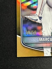 2025 Bowman Draft Marcus Phillips Gold Refractor /50 #BDC-54