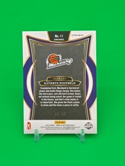 2025 WNBA Panini Select Kathryn Westbeld Orange & Purple Prizm RC /99 25PS1