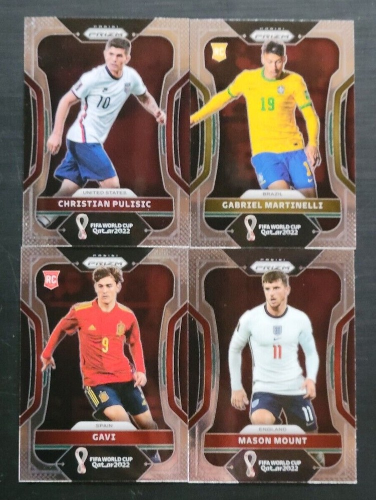 2022 Panini Prizm FIFA World Cup Soccer Qatar BASE 1-198 with Rookies You Pick