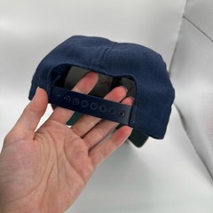 Vintage 1990s Hockey Haus Navy and Red Snapback Dad Hat