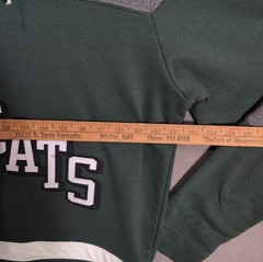 Ohio Bobcats Jacket Adult Medium Green Pullover Stitched Logo Champion NCAA Mens