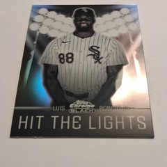 Topps 2025 Chrome Black Hit the Lights Insert Luis Robert White Sox Case Hit!