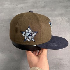 Hat Club Baltimore Orioles New Era Cap 6 7/8 Brown Navy Baby Blue Fitted Alt
