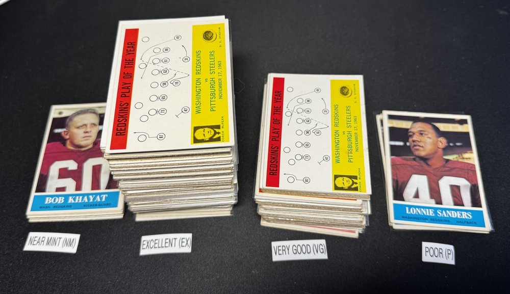 1964 Philidelphia Football Cards 1-198 (P-NM) – You Pick – Complete Your Set