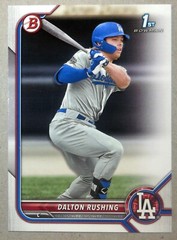 2023 Bowman Draft Dalton Rushing BD-84 1st Bowman card Dodgers #1 Prospect