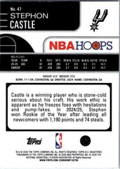 2025-26 Hoops #47 Stephon Castle