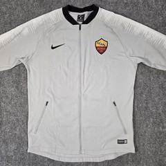 Nike AS Roma Anthem Jacket Mens Large 920062-014 Wolf Gray Platinum Black Soccer
