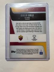 Giulia Galli 2025-26 Topps Chrome Women’s UEFA Pulsar Refractor Rookie #40 Roma