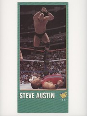 1996-98 WWF Magazine Cards Bookmarks Steve Austin #SCSA HOF 0ad