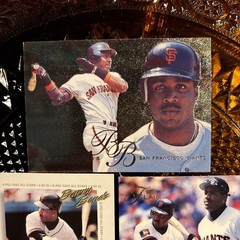 1994-95 Barry Bonds 3 Card Lot Flair Opee-chee