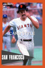 Ken Reitz – 1976 San Francisco Giants – choose a size – full color print