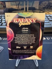 2026 WWE Topps Cosmic Chrome John Cena Galaxy Greats #GG-11