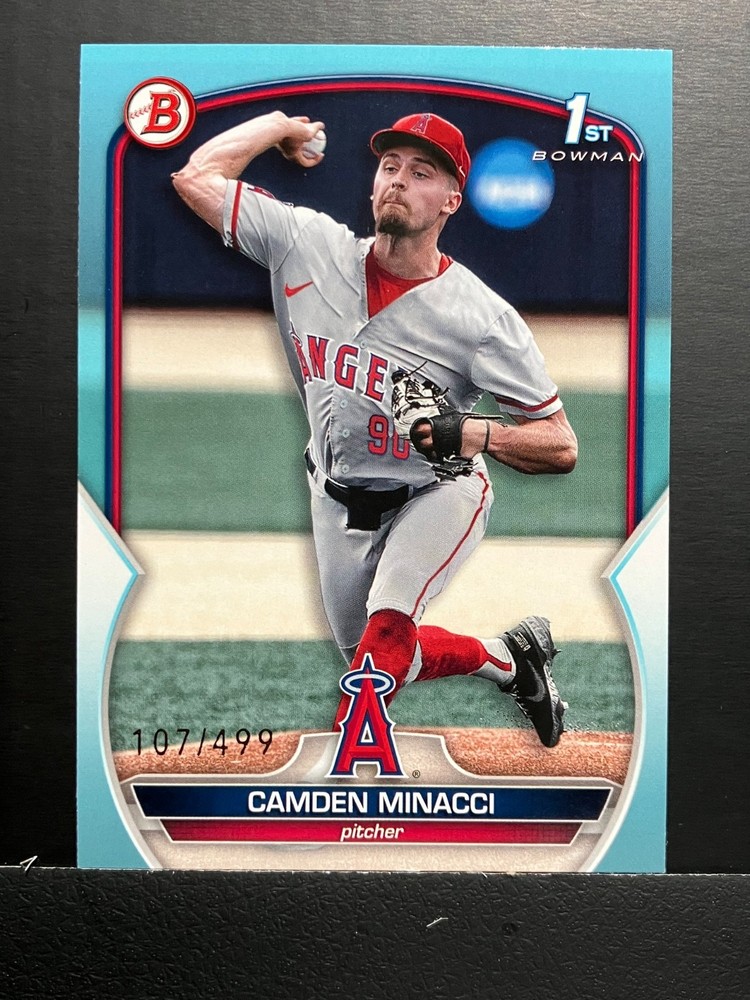 2023 Bowman Draft – Camden Minacci #BD-23 Sky Blue /499 (RC)