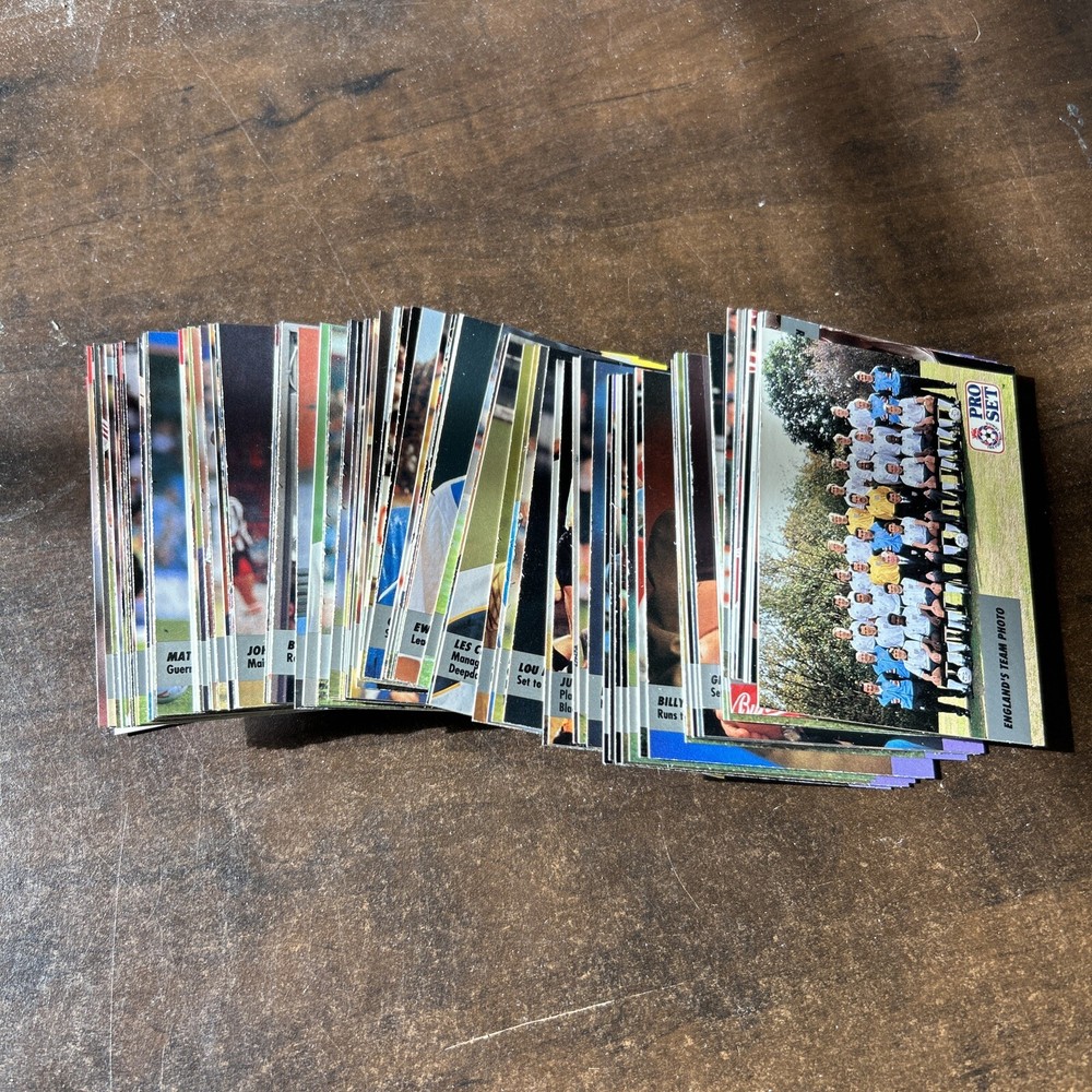 RARE SOCCER CARD SET 1991-92 PRO SET ENGLISH FOOTBALL LEAGUE FIXTURE 100 CARDS