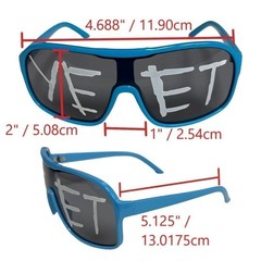 Yeet Youth Kids Sunglasses Sports Shades for Main Event Jey Uso Costume