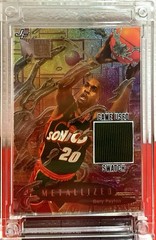 1996-97 Fleer Metal Gary Payton 2024 Jersey Fusion Game Used Seattle Supersonics