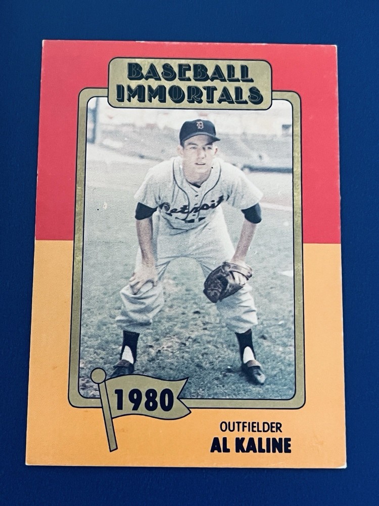 1980-1984 SSPC Al Kaline #171 EX Detroit Tigers Baseball Immortals 1st Print