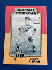 1980-1984 SSPC Al Kaline #171 EX Detroit Tigers Baseball Immortals 1st Print