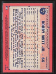 Bobby Witt Jr. 2026 Topps &rsquo;91 Crackle Foil B #T91-3 Kansas City Royals