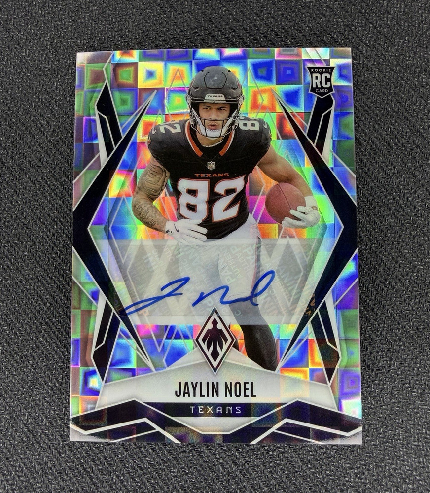 2025 Panini Phoenix Jaylin Noel RC Auto Silver Pandora Prizm Texans Rookie #161
