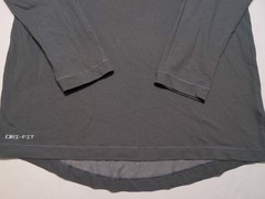 NIKE UCF Knights Long Sleeve Hoodie Shirt Big 12 Script Logo Gray Men&rsquo;s Small S