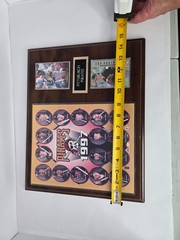 Pittsburgh Pirates Plaque 1997 Photo Collage 12×15 Al Martin & Mark Johnson Card