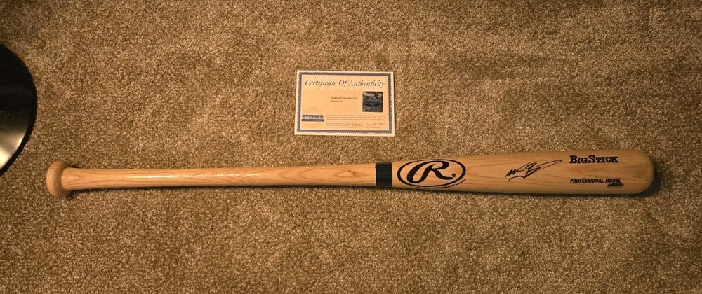 Nomar Garciaparra Signed Autograped Rawlings Bat Steiner COA Red Sox