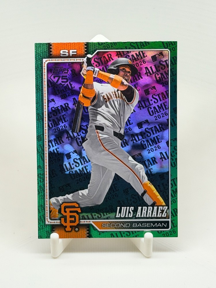 2026 Topps Series 2 | Luis Arraez #420 ALL STAR Green Foil /99 SP | SF Giants